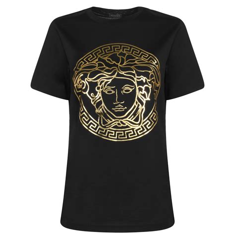 versace women's t shirts free shipping|versace white t shirt women's.